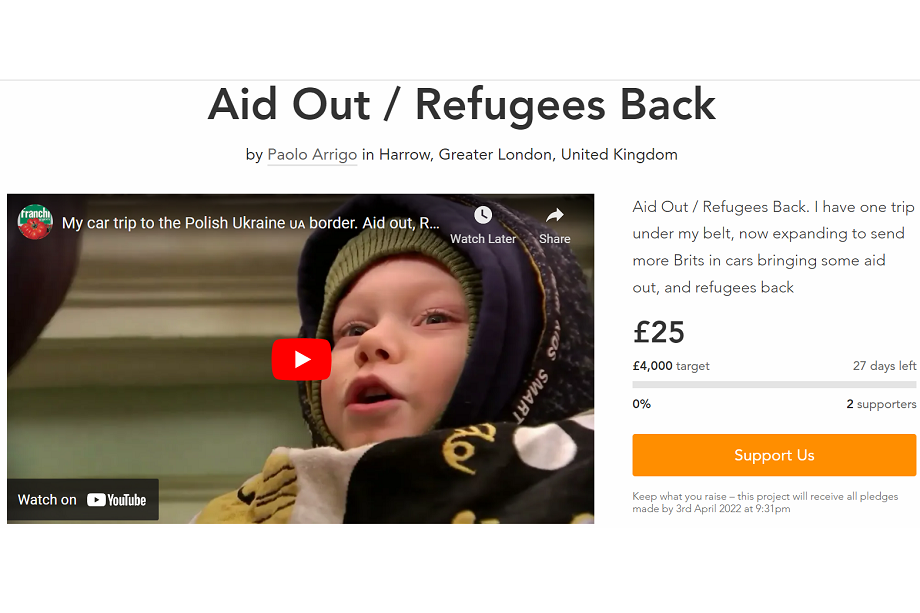 Crowdfunding page